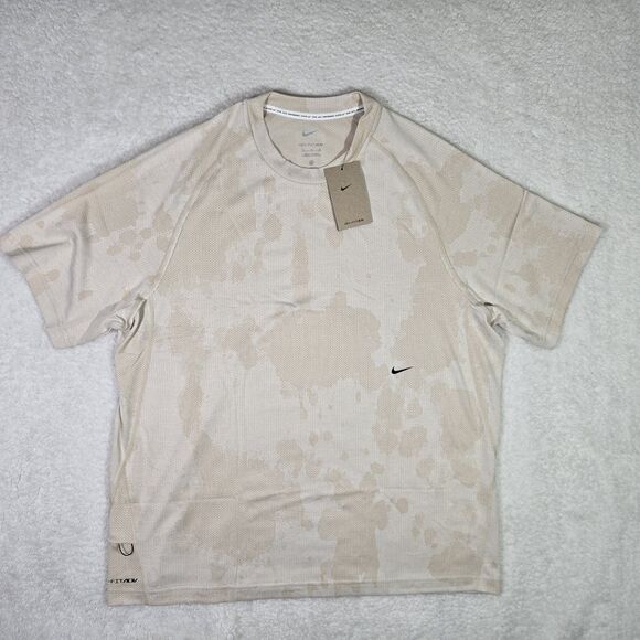 Nike ADV A.P.S. Engineered Top Dri-FIT Mens XL Fitness Tan Shirt DX6954-126 - Picture 1 of 10